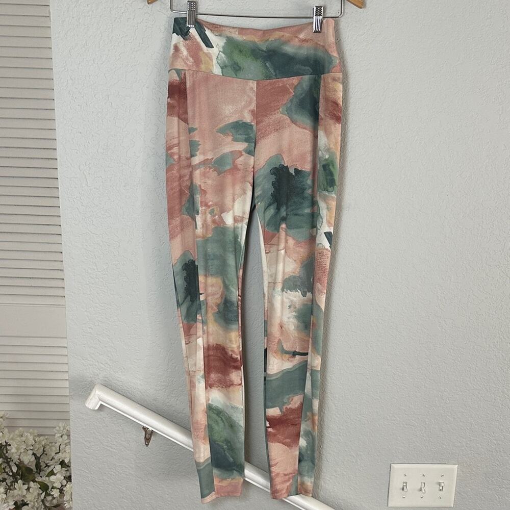Soma Nonstop Leggings Abstract Print Athletic Athleisure Yoga Workout Long Tall